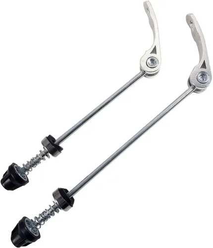 Miniatura 7 de DEER U Road Mountain Bicycle MTB Wheel Hub Front and Rear Skewers Quick Release Clip Bolt Lever Axle QR 145/180 mm, a Pair