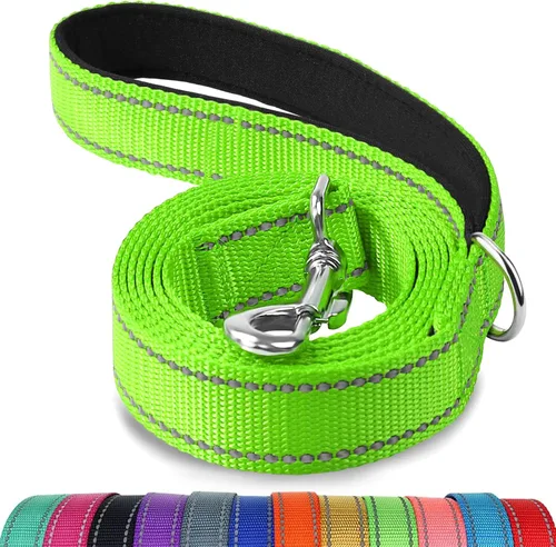 Miniatura 35 de Joytale - Correa resistente para perros grandes que tiran, doble asa para control de tráfico, correas reflectantes de doble cara para perros grandes