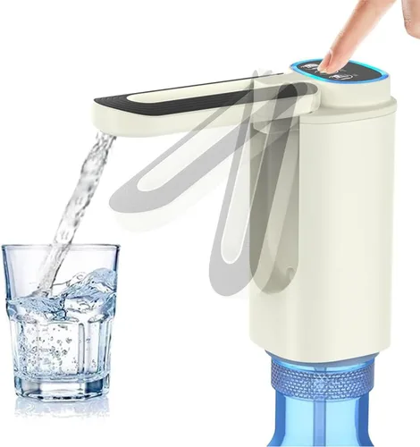 Dispensador de agua portátil para botella de 5 galones, dispensador de agua, bomba de agua eléctrica, bomba de agua recargable para jarra de 5