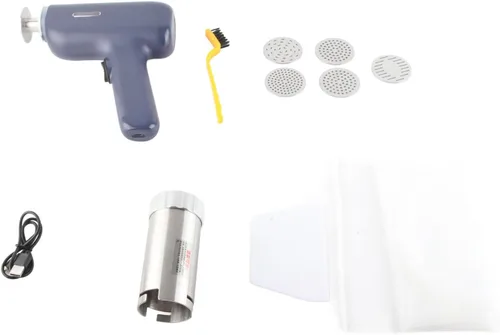 Miniatura 6 de Máquina de pasta eléctrica de mano, inalámbrica, de acero inoxidable 304 de 40 W, máquina portátil para hacer ramen de fideos para pasta