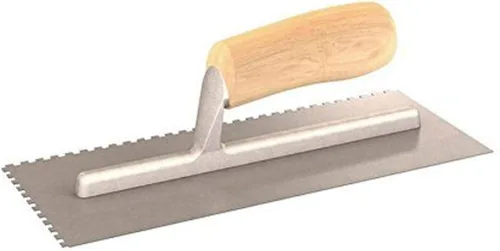 Miniatura 4 de Bon 14-309 Paleta con muescas 1/4" cuadrada 11" x 4 1/2" mango de agarre cómodo