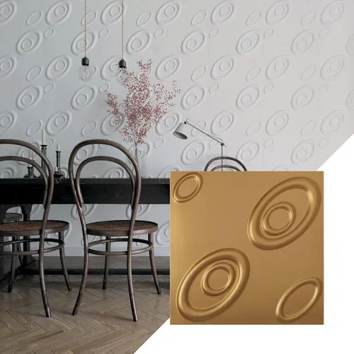 Miniatura 20 de Ekena Millwork WP20X20MAWH 19 5/8 pulgadas de ancho x 19 5/8 pulgadas de alto Maria EnduraWall Decorativo 3D Panel de pared cubre 2.67 pies cuadrados