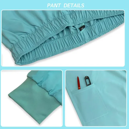 Miniatura 4 de VIAOLI Conjuntos de uniforme médico enfermera manga corta enfermería uniforme odontología Clínica oral Mascotas Doctor Ropa general