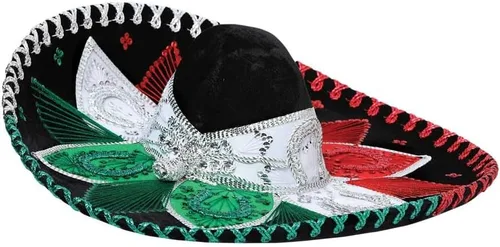 Mariachi sombreros Charro Star Mexican Sombrero Charro, Terciopelo Unisex Adulto fantasía 5 Mayo, Mexicano