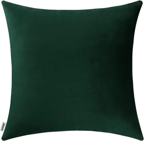 Miniatura 57 de Jeneoo Cómodas fundas de almohada de terciopelo suaves y gruesas para niños, para sofá, fundas de cojín decorativas sólidas cuadradas para Lavanda