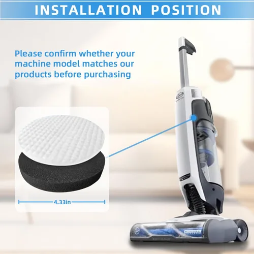 Miniatura 2 de Filtro de repuesto compatible con Hoover ONEPWR BH53420, BH53400, BH53405CDI, BH53425CDI, BH53450, BH53452CDI, BH53455TV1