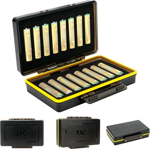 Miniatura 11 de JJC Estuche para Baterías de 9V para 4x 9V, Resistente al Agua y a Prueba de Golpes, Organizador de Almacenamiento de Baterías de 9V Estuche