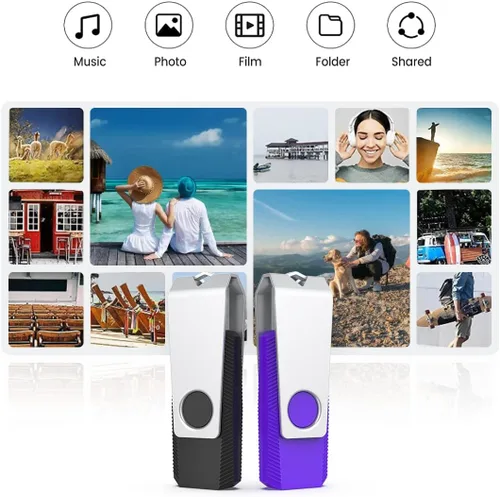Miniatura 5 de Aiibe Unidad flash 3.0 de 64 GB, paquete de 5 unidades USB 3.0 de 64 GB, unidades USB 3.0 de 64 GB, unidades flash de 64 GB