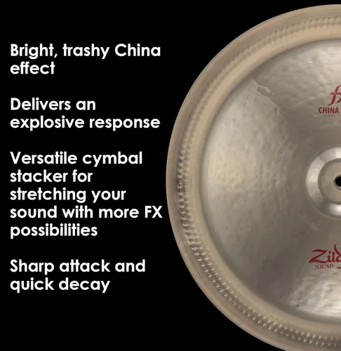 Miniatura 4 de Avedis Zildjian Company 18" FX Oriental China Basura