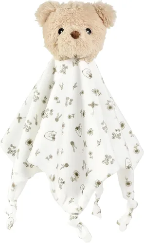 Miniatura 22 de CREVENT Mantas de bebé suaves y acogedoras para niños y niñas + manta de seguridad, juego con una bolsa de regalo esenciales para recién nacidos Gris