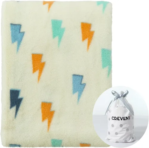 Miniatura 42 de CREVENT Manta de Felpa Sedosa y Linda para Bebé Niñas & Niños, Recién Nacidos, Bebés, Cuna, Cochecito, Silla de Paseo, Regalo Adecuado para Todas