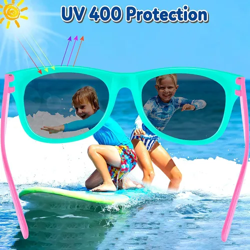 Miniatura 5 de GINMIC Gafas de sol para niños, regalos de fiesta a granel, paquete de 36 unidades, regalos para el día de San Valentín, protección UV 400, lentes