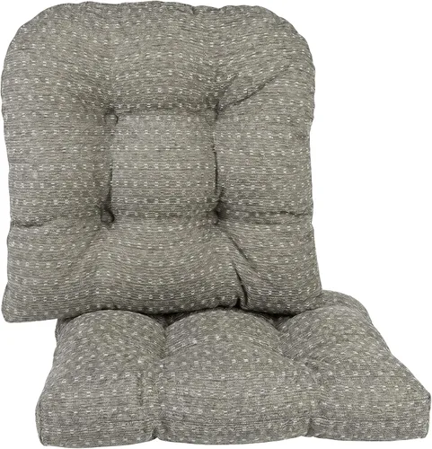 Miniatura 79 de Klear Vu Gripper Overstuffed - Cojines universales antideslizantes para silla de comedor para decoración de cocina o uso de oficina, almohadilla
