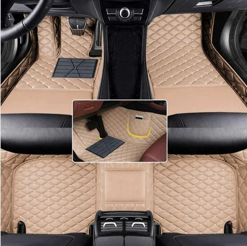 Miniatura 19 de Tapetes de suelo de automóvil compatibles con el 99 % de los sedán, SUV, deportivos, cobertura completa, compatible con hombres y mujeres, Negro