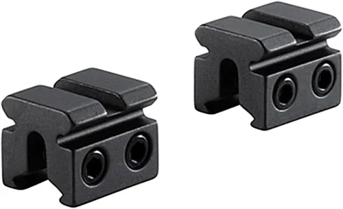 BKL 566 1" de largo cola de milano a Weaver/Picatinny adaptador de montaje – Un juego de 2 piezas – Se adapta a 3/8" o 0.433 in – Negro mate