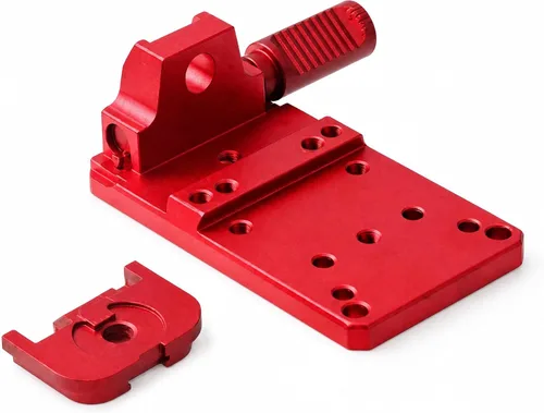 Gotical Universal Optics Mount Pistol Red Dot Alcance Reflex Placa Base Pistola 17 19 22 23 Visión Trasera Reflex Mount Rojo