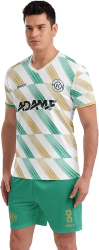 Miniatura 2 de Los hombres modifican la camiseta de fútbol, personaliza tu propio equipo de fútbol, uniforme de entrenamiento de equipo semi profesional