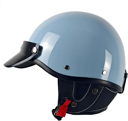 Cascos de motocicleta de media cara retro de cara abierta de media carcasa, casco de motocross para ciclismo, motocross, crucero, bicicleta,