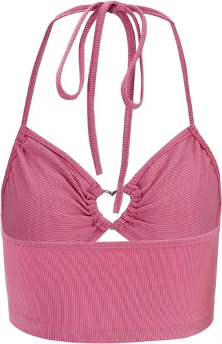Miniatura 2 de MakeMeChic Vestido largo de verano con cuello en V profundo y abertura en la espalda abierta para mujer