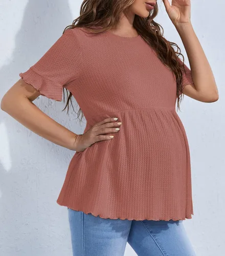 Miniatura 5 de Blusa de maternidad para mujer con dobladillo peplum