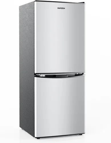 BANGSON Refrigerador pequeño de 4.0 pies cúbicos con congelador, refrigerador pequeño con congelador inferior, para apartamento, dormitorio,