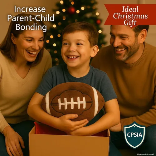 Miniatura 6 de CatchStar Almohada de felpa de fútbol para niños: suave doble costura 1000+ tiro probado juguete de peluche duradero - Regalos de juego
