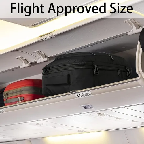Miniatura 6 de Vancropak Mochila de mano de 9.2 gal para avión, aprobada para aviones, para hombre o mujer, resiste el agua, mochila-maleta, para viaje