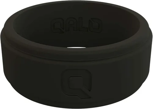 Miniatura 2 de QALO Colección de anillos de boda de silicona Step Edge Q2X para hombre, Silicona, Mármol