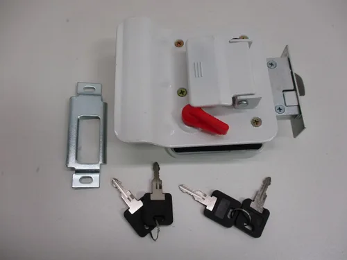 Miniatura 2 de Cerradura con llave para puerta de entrada de remolque RV Camper con cerrojo / 4 llaves