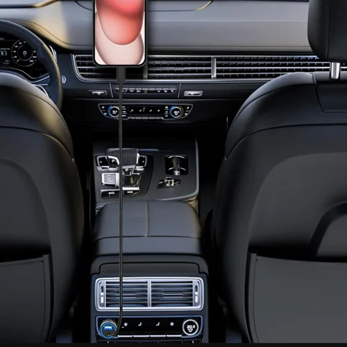 Miniatura 9 de 【Certificado MFi】Cargador rápido para iPhone de 4.8 A, cargador de coche USB dual Caiinei de 4.8 A, carga rápida, cable Lightning integrado de 6