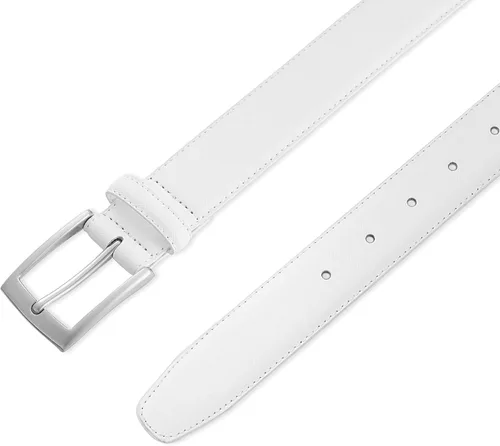 Miniatura 5 de MILORDE Cinturón de vestir de cuero genuino para hombre, hecho a mano, 100% cuero de vaca, diseños clásicos y modernos para trabajo, negocios y uso