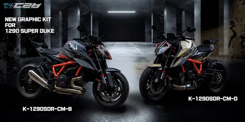 Miniatura 7 de Juego de pegatinas para ktm 1290 Super Duke (20 ~) (CM-W) (GLOSSY)