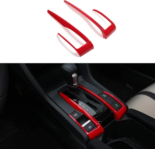 Miniatura 9 de Thenice para caja de engranajes de la 10ª generación Civic CVT de transmisión automática, calcomanías de panel para Honda Civic Sedán Hatchback