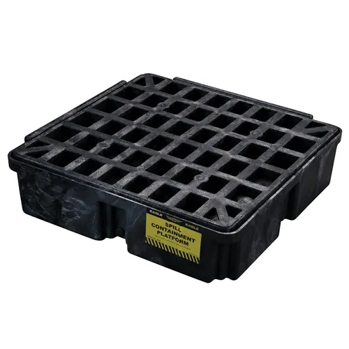 Miniatura 21 de Eagle Plataforma modular para derrames de un tambor, 26.25"x26"x6.5", sumidero de 15 galones, bandeja de contención de capacidad de carga de 2,000