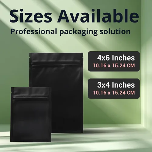 Miniatura 6 de COLSEN – Paquete de 100 bolsas planas herméticas resellables de mylar (tereftalato de polietileno/PET) metalizado, de 3 x 4 pulgadas