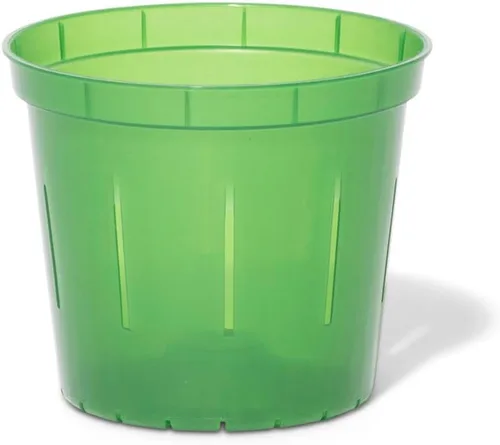 Miniatura 12 de rePotme Macetas de 5 pulgadas, paquete de 6 macetas (zafiro azul) - Maceta transparente ranurada para plantas de interior - Perfecto para orquídeas