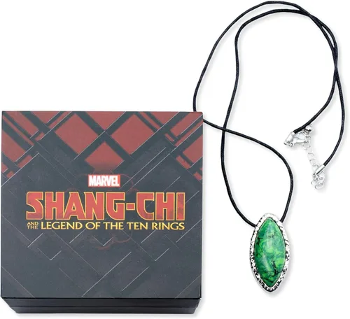 Miniatura 3 de SalesOne LLC Marvel Studios Shang-Chi y la Leyenda de los Diez Anillos Collar con colgante verde, Metal