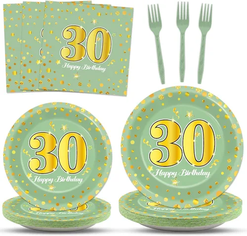Miniatura 28 de 96 platos y servilletas de papel de fiesta de los 90 para fiestas de cumpleaños con temática retro de los 90, suministros de fiesta de cumpleaños