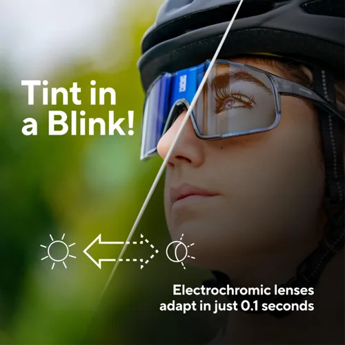 Miniatura 5 de CHAMELO Falcon Smart Sports Sunglasses with Instant Automatic Tint Adjustment, Solar-Powered, IP68 Waterproof