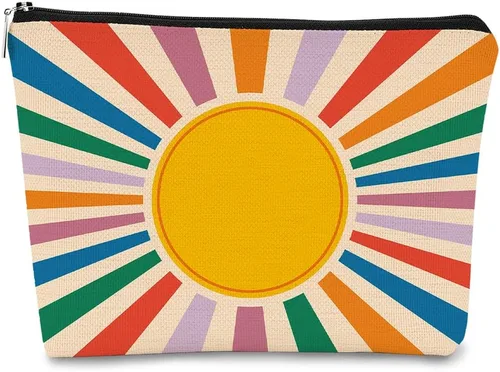 Miniatura 6 de Bolsa de maquillaje You are My Sunshine Gifts – Regalo inspirador para mujeres, hija, profesora o ocasión de agradecimiento, Sunshine 1