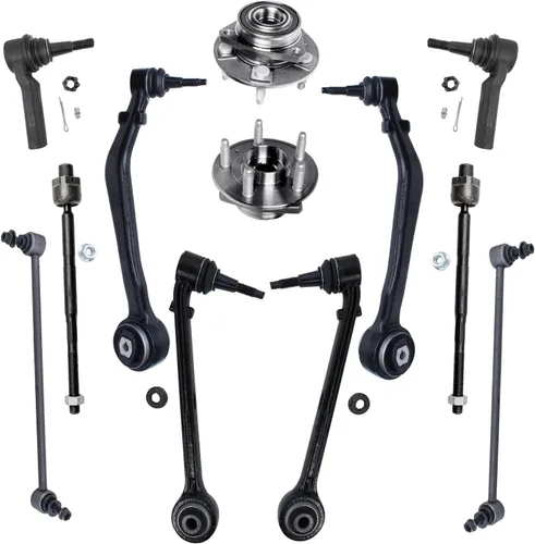 Miniatura 26 de Detroit Axle - Kit de extremo delantero RWD para Chrysler 300 Dodge Challenger Charger Upper Lower Control Arms rótulas de rodamiento de rueda Bujes