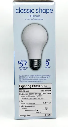 Miniatura 5 de GE Bombillas LED, 60 vatios, luz diurna, A19 (paquete de 4)