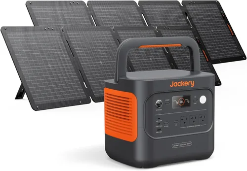 Miniatura 9 de Jackery Explorer 2000 v2 Estación de Energía Portátil, Batería de Respaldo Doméstica LiFePO4 de 2042Wh, Generador Solar de 2200W, Carga Rápida USB-C