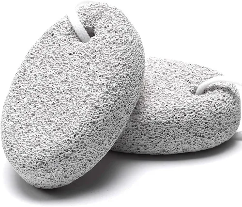 2 piezas de piedra pómez natural para pies, herramientas de pedicura de lava, removedor de callos de piel dura para hombres y mujeres, pies y manos,
