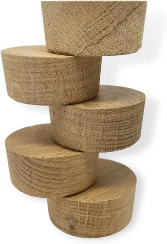 Miniatura 2 de Tapón de barril de barril de vino bourbon de madera de roble blanco americano de 2 pulgadas, ideal para cerveceros caseros, destiladores