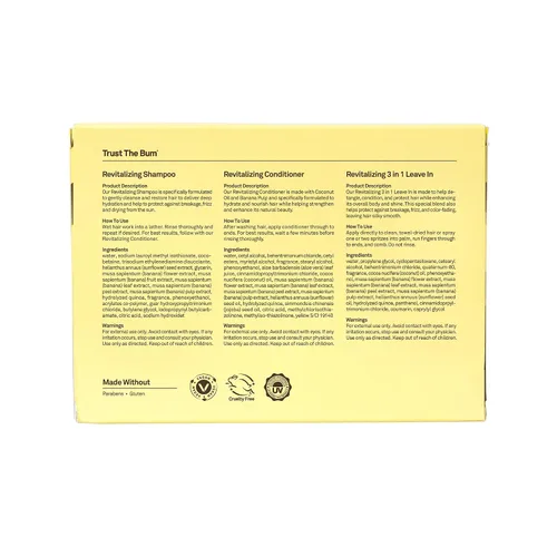 Miniatura 8 de Sun Bum Kit esencial de viaje para el cuidado del cabello, revitaliza tu cabello con champú revitalizante, acondicionador y tratamiento sin enjuague
