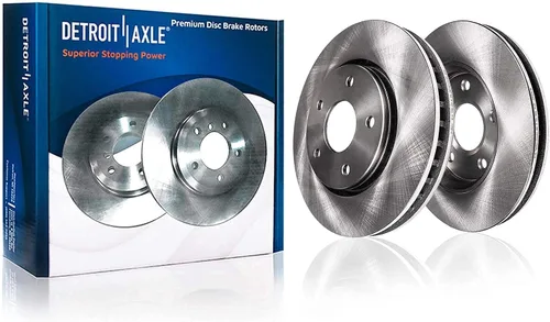 Miniatura 3 de Detroit Axle - Kit de freno de 2.4L para Honda Accord 2003-2007 Reemplazo 2004 2005 2006 Rotores de freno de disco Pastillas de freno de cerámica