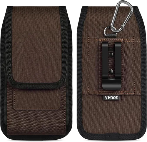 Miniatura 11 de ykooe Funda para teléfono celular compatible con iPhone 17 Pro Max, Samsung Galaxy S25/S24/S23/S22/S21/S20 Ultra, Pixel 8/7 Pro, clip para cinturón