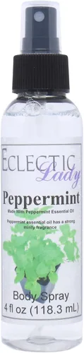 Miniatura 8 de Eclectic Lady Spray corporal de menta, 2 onzas, espray corporal para mujeres con fragancia limpia, ligera y suave, colonia con aroma suave y sutil