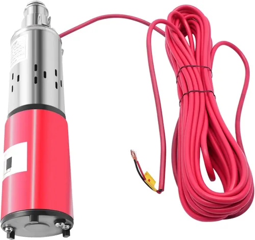 Miniatura 8 de Bomba sumergible de pozo profundo, bomba sumergible de pozo profundo DC12V 180W, bombas de agua de tornillo sumergible de acero inoxidable 4500r/min